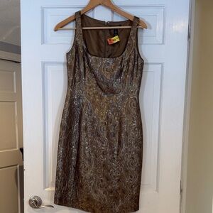 Lauren Ralph Lauren Shimmering Gold Dress